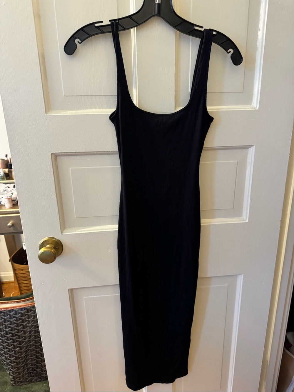 H&M Black Tank Midi Dress